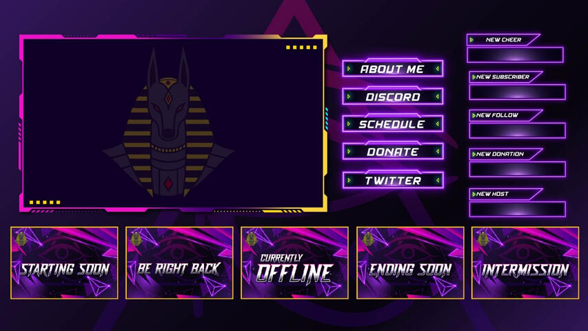 Twitch Overlay Package