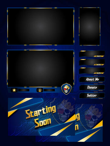 Twitch Static Overlay Package