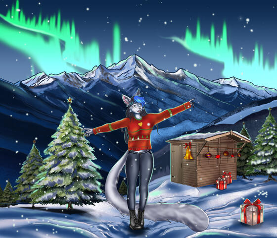 Furry Christmas Concept Art