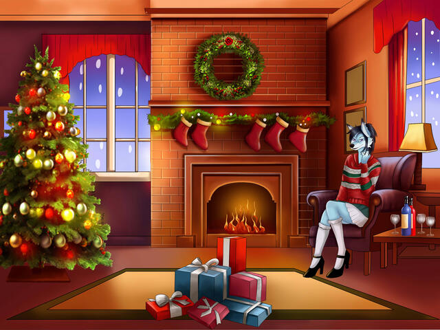Warming Hearts on Christmas Eve with some Furry Family